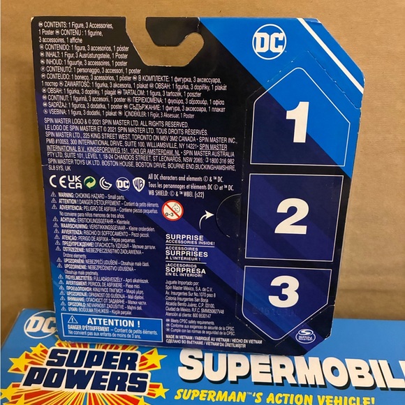 DC Comics Superman Toys Bundle Spin Master Action Figure Super Powers Vehicle. - Picture 3 of 9